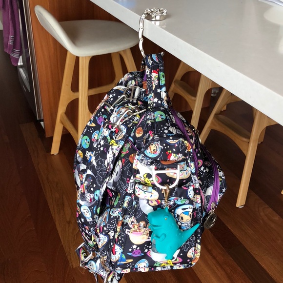 Bling Foldable Table Bag Hanger with own bag case - Picture 2 of 7